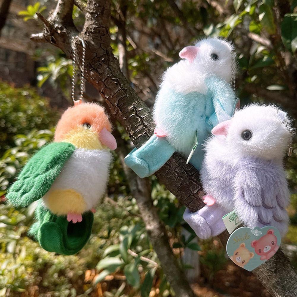 Wristband Bracelet Parrot Clap Circle Toy Plush Hand Ring Slap Snap Wrap  Children Student