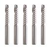 Ball Nose End Mill 5 Pcs Straight Electric Milling Cutters Router Bit Carbide End Spiral Milling Cutter for Woodworking