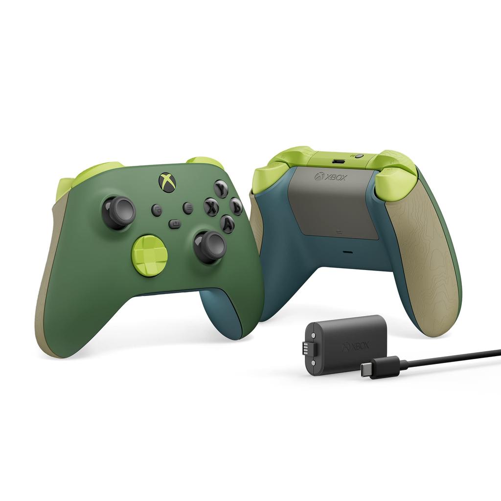 Xbox Wireless Controller Xbox Wiederaufladbares Kabel (Remix) (Inklusive + USB-C® (ca. 2,7 m))