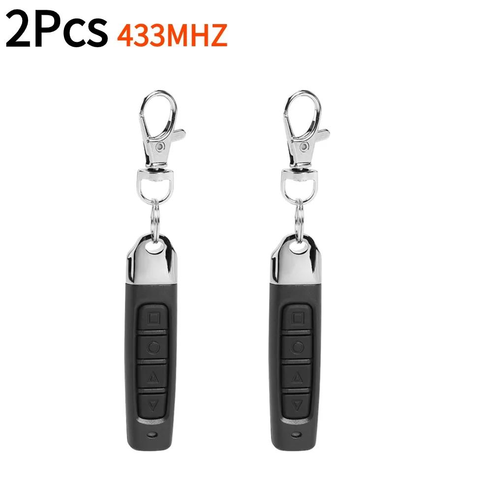 1/5Pcs Remote Control 433MHz Car Key Garage Door Gate Opener Remote Control Duplicator Clone Cloning Code 4-Button Transmitter