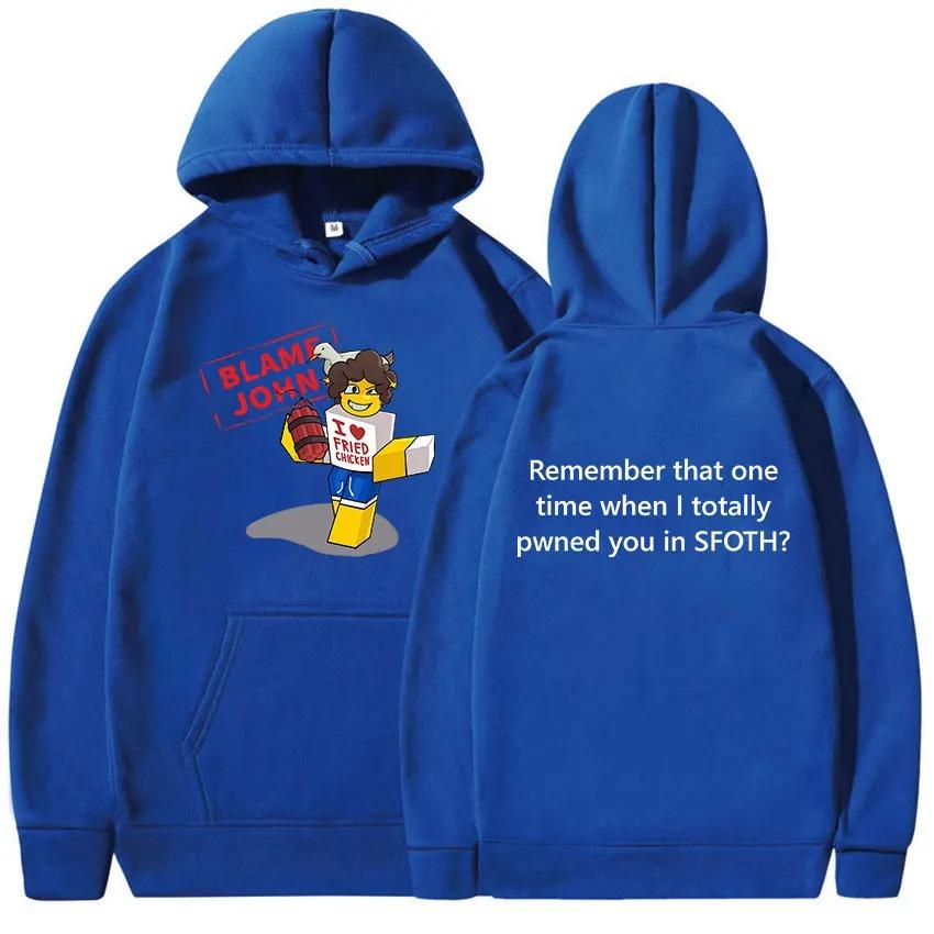 Blame John Hot Product New Model Personality Clothes Hoodies Oversized Unisex High-end Luxury Hot Product Streetwear Trendy Cotton Y2k Short Sleeves 