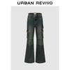 UR Women's Washed Flare Denim Jeans