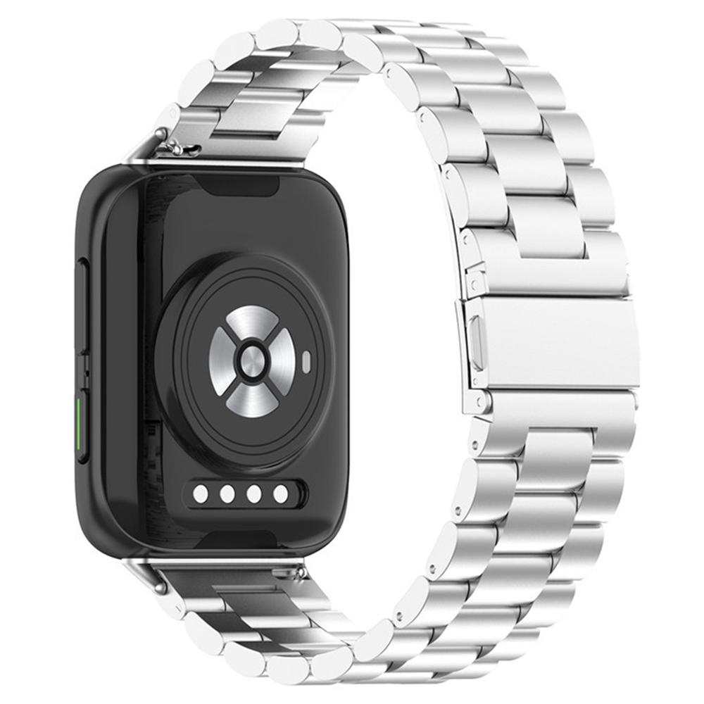 Watch Band for Oppo Watch 2 42mm Titanium Alloy 3-Bead Wrist Strap