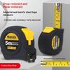 Precise Clear Steel Tape Measure Retractable 3M/5M/7.5M/10M Thickened Rubberized Woodworking Wear-Resistant Tool Tape Ruler