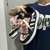 Frühling, Sommer, Herbst und Winter neue Board-Schuhe Studenten-Schuhe Low-Top runde Kappe Riemen