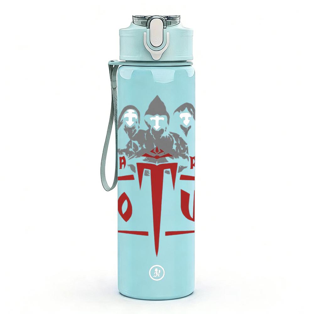 1PC Lotus Rock Band Red Vintage Logo Print 750ml Portable Sports Water Bottle Leakproof Gym Outdoor Travel Drink Cup