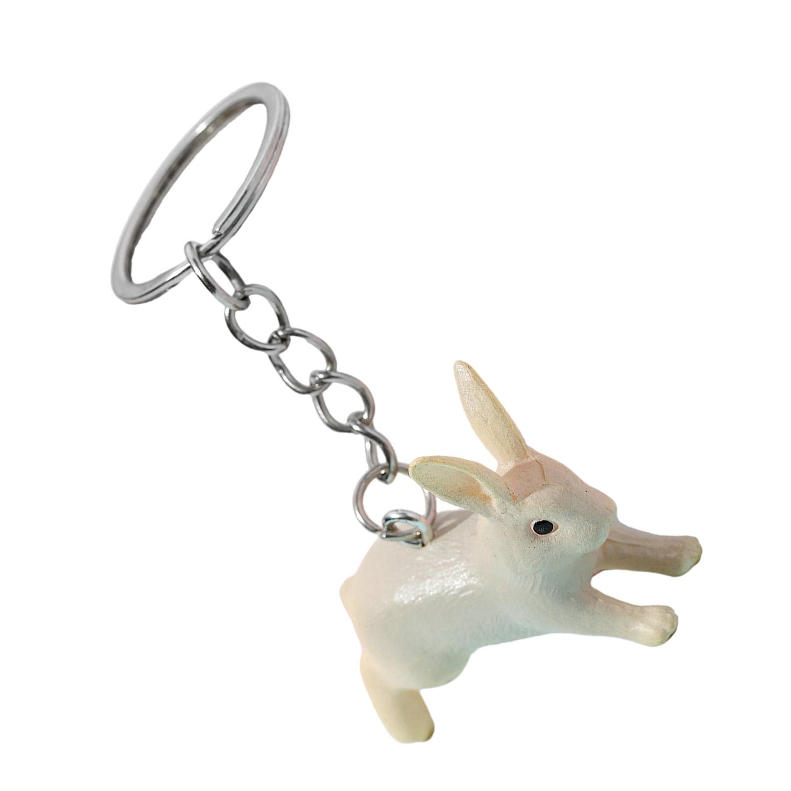 

Реалистичная 3D подвеска-кролик, шарм для сумки, аксессуар-кролик, подходит для молодых взрослых и любителей винтажа, подарок