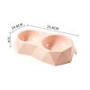 Double Dog Cat Bowls Food Water Feeder Non-Slip Pet Feeding Bowl for Small Medium Dogs Cats Puppy Kitten Durable Pet Dish