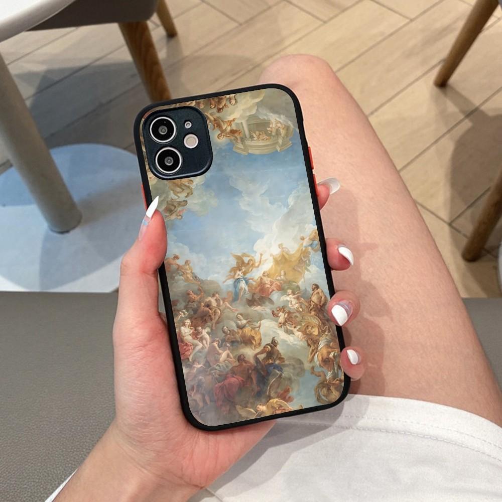 Renaissance Art Phone Case For IPhone 14 X XR XS 7 8 Plus 11 12 13 Pro MAX 13mini Matte Shockproof Case