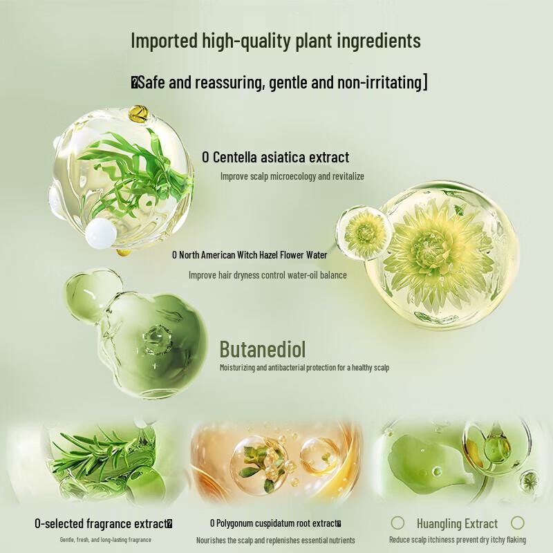 Hefengyu Oil Control Anti-Dandruff Shampoo, Gardenia Scent