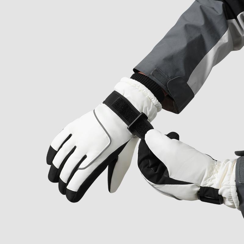 2026 Men Windproof Insulated Winter Climbing Snowboarding Skiing Cycling Plush Lining Warm Gloves