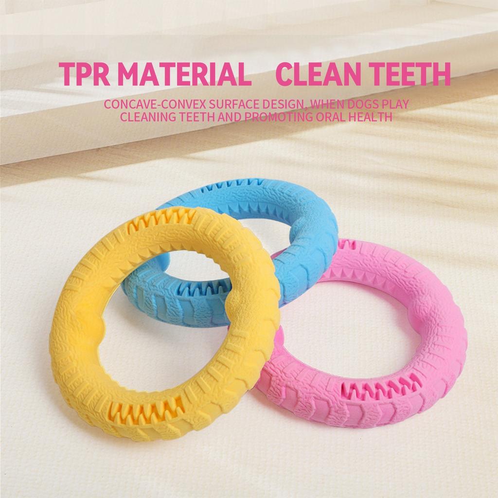 Hračky pro psy pro velké psy Interaktivní výcvikový stahovák kroužků odolný pro psy Létací kotouče pro domácí mazlíčky Toy Ring pro psy 18cm