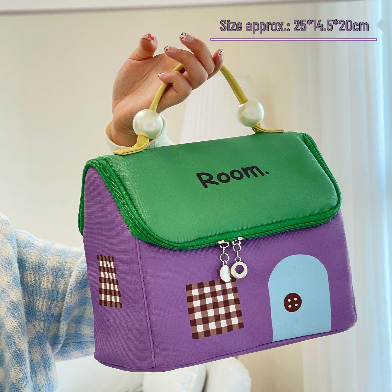 

Компактная женская косметичка 2025: Водонепроницаемое дорожное хранилище большой вместимости 26x15.5x20cm