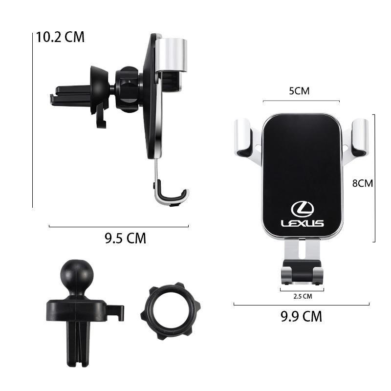 Car Vent GPS Holder Gravity Sensing Auto Grip Phone Holders For Lexus RX300 IS200 IS250 ES350 Ct200h UX250h NX300h RX350 ES300hCE7