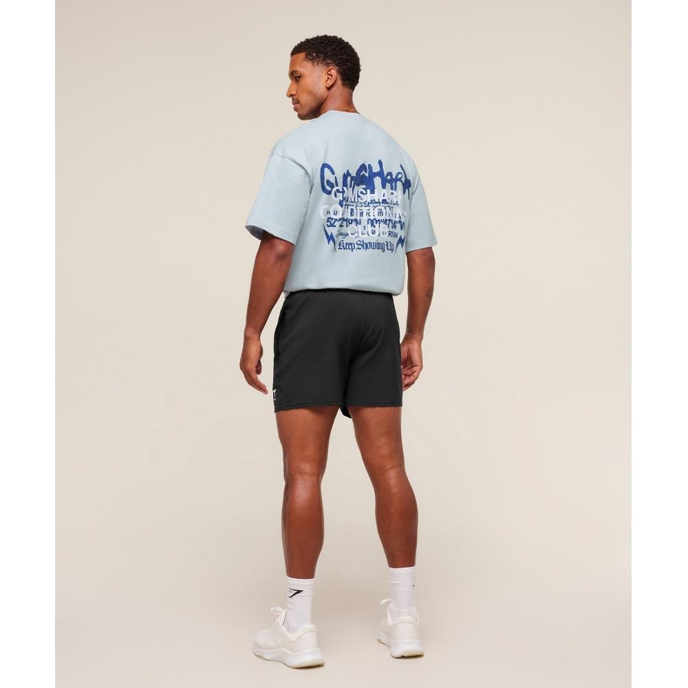 Gymshark Gscc T shirT Smoke Blue a3c4T Udr3