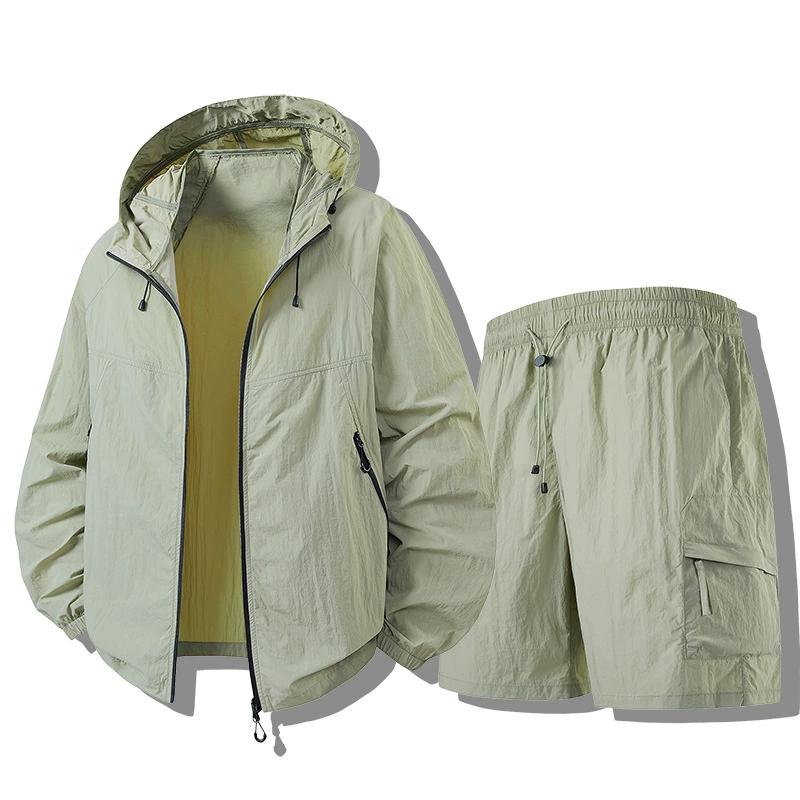 

Комплект солнцезащитного костюма, легкая верхняя одежда с фактором защиты UPF50+, быстросохнущая цветная вставка, защита от брызг, солнцезащитный крем, защитный костюм XXXL