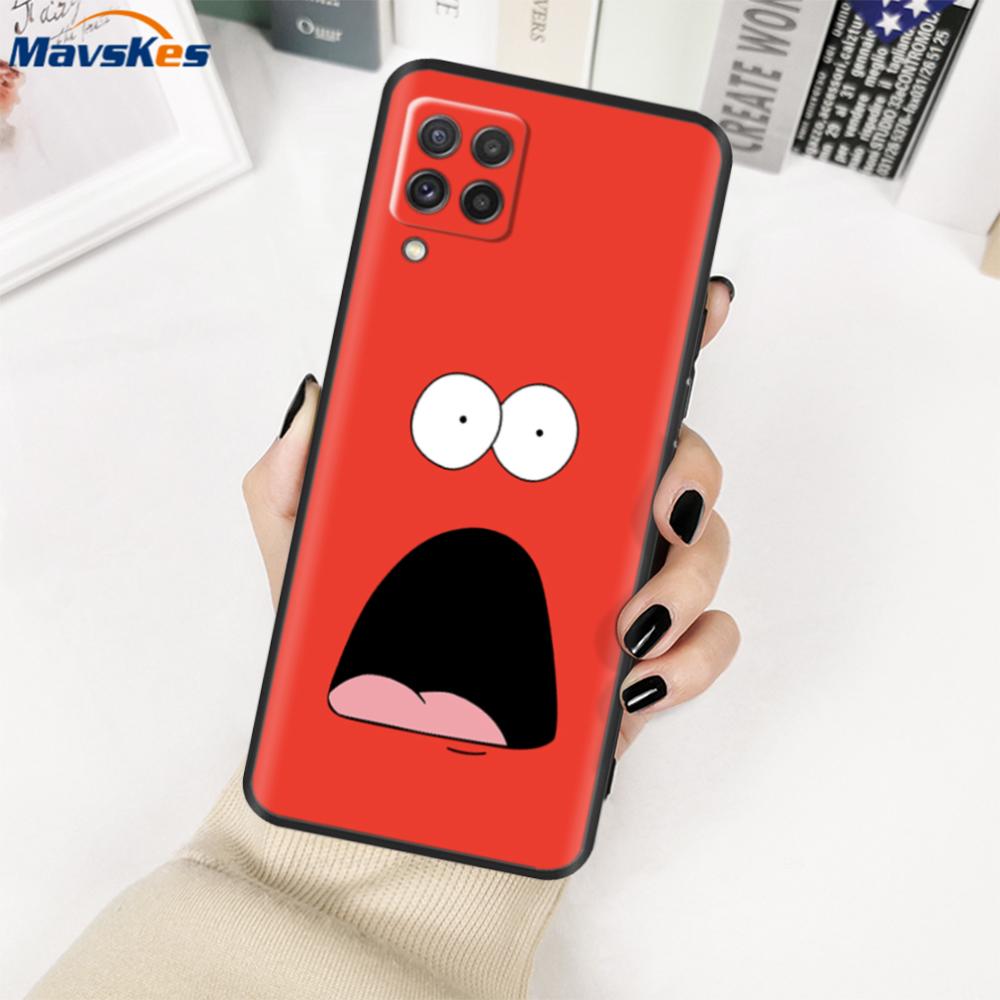For Samsung Galaxy M22 Case SM-M225FV Black Bumper Soft TPU Cover For Samsung M32 4G M325FV Case Silicone M 22 M 32 Fundas Cute