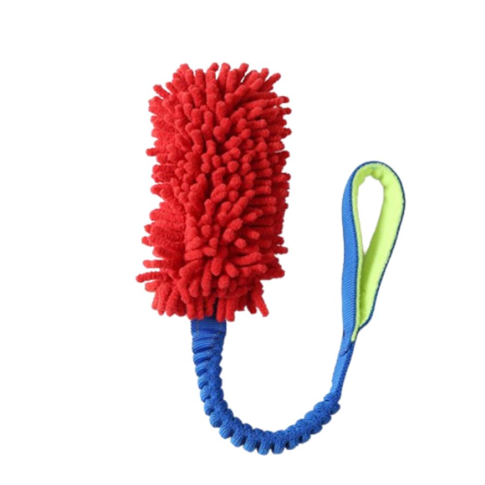 

Colorful Dog Interactive Toy Funny Teething Resistant Rope Toy Pet Chew Toy Cleaning Teeth красный