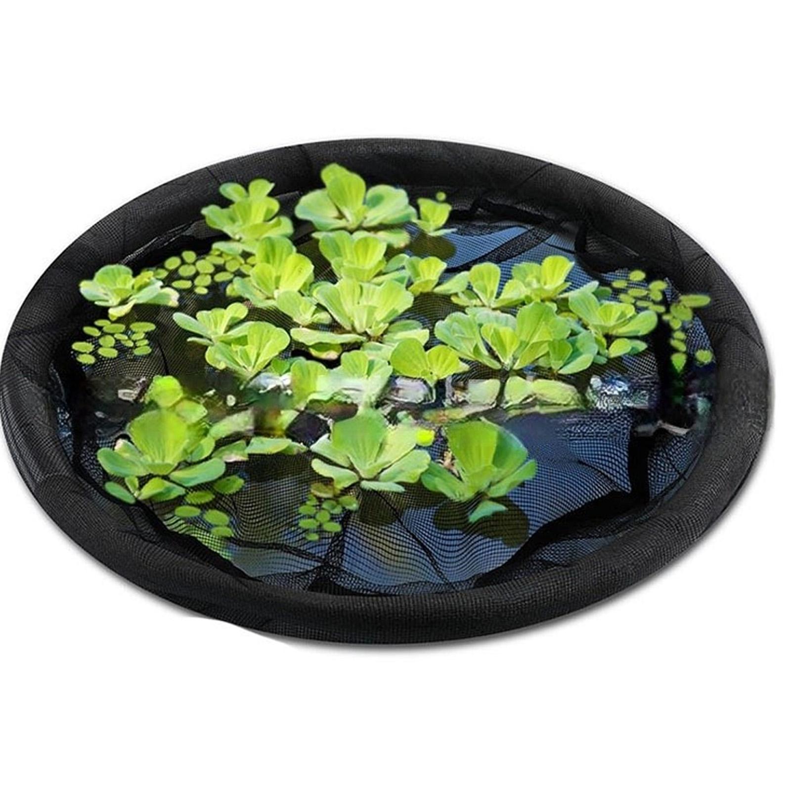 

Защита для растений на плавучем острове, корзина для пруда с мелкой сеткой, круглая, плавающая, барьер для флоры и рыб, плавающая островная клумба C