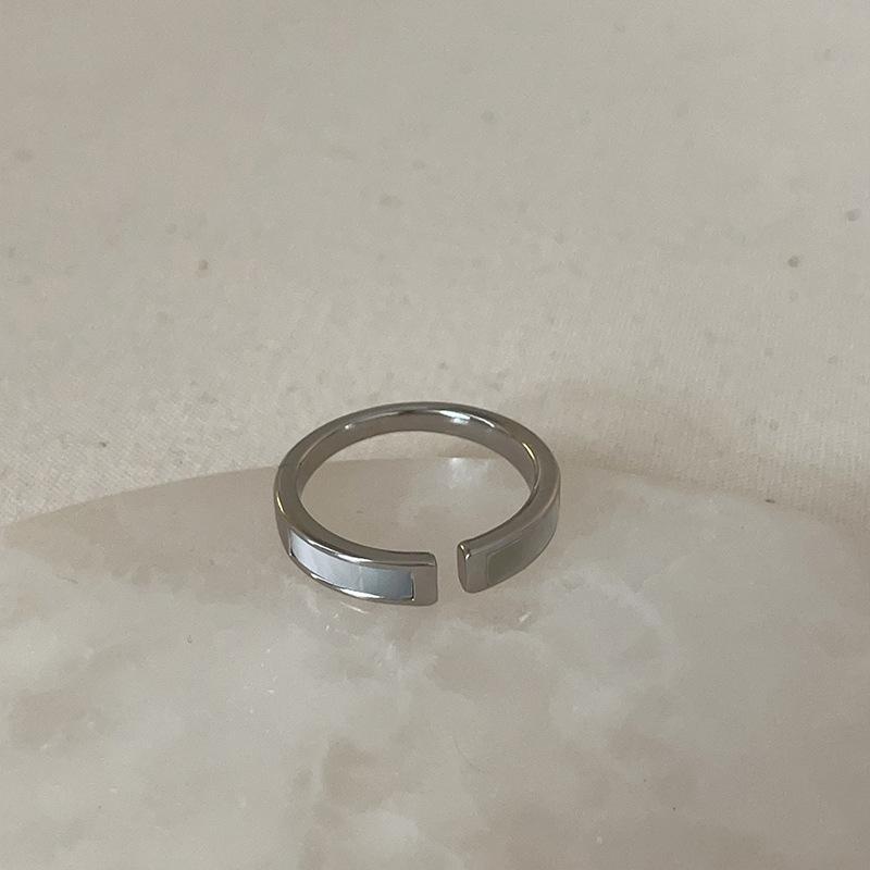 Light Luxury Simple Pearl Bow Open Ring Collection Female Personality Unique Exquisite Fashion Versatile Ring Ring