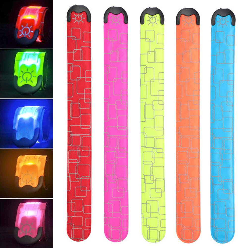 Night Running Armband LED Light Band Cycling Safety Armband Outdoor Sports Safety Arm Belt Leg Warning Rechargeable Wristband