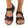 Damen Leichte Plateau Klettverschluss Sandalen Bequeme Sommer Strandschuhe