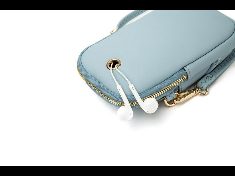 Borsa a tracolla coreana da donna con motivo floreale, doppia zip e grande capacità - Trendy per studenti