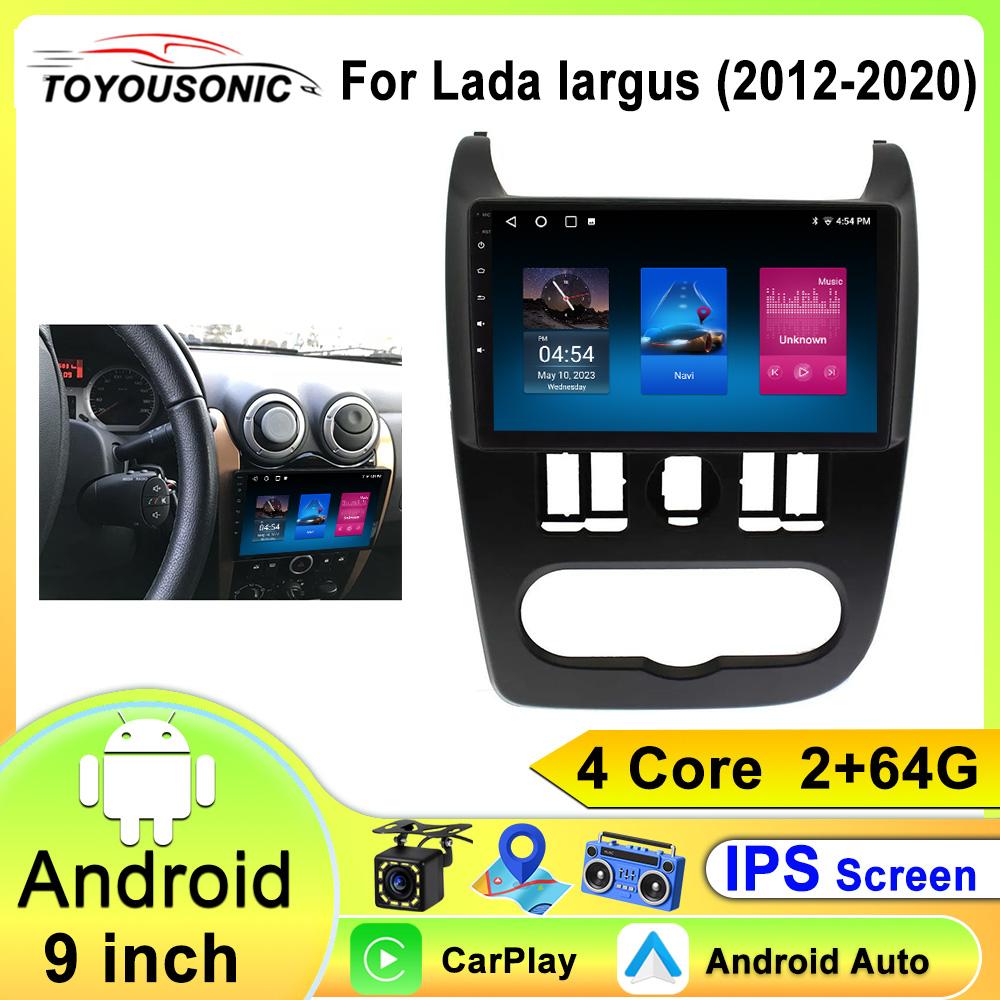 Android 13 Carplay Auto WIFI Car Radio For Lada Largus 2012 2013 2014-2021 Multimedia Video Player GPS Stereo 2din DSP Head Unit