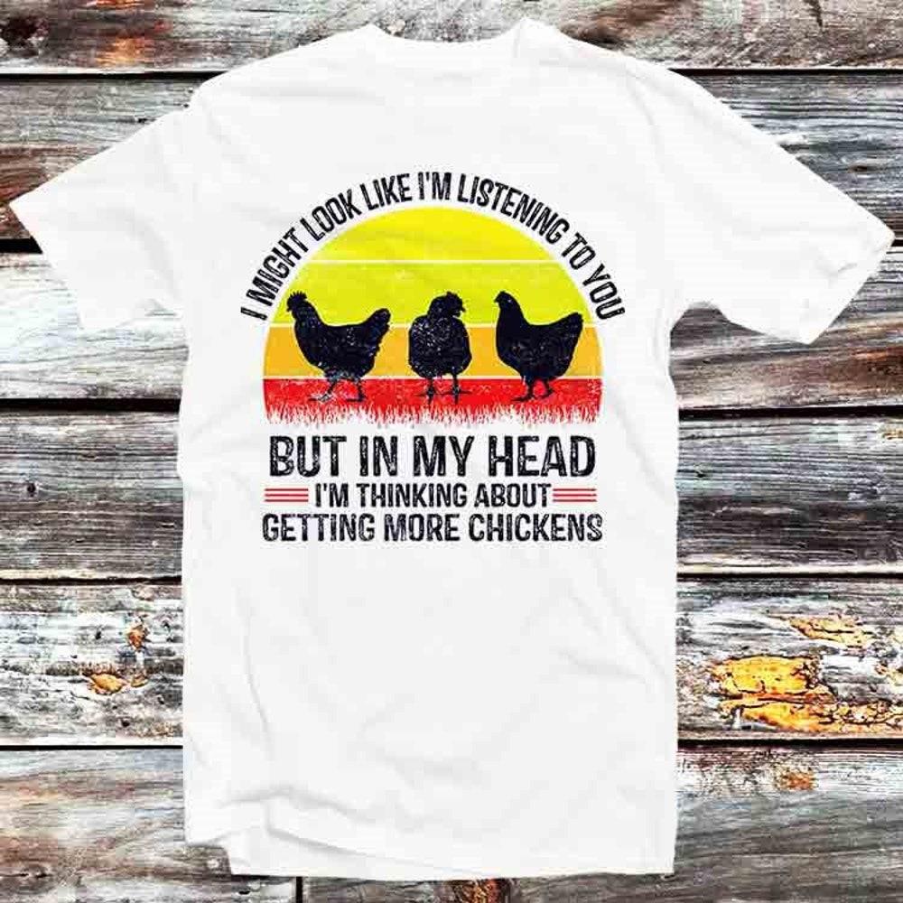 

Футболка из 100% хлопка плотностью 230 г/м2 с изображением того, что я слушаю тебя, но в моей голове это ретро-состаренная футболка, винтажный ретро-крутой подарок унисекс, мультяшный аниме XS белый