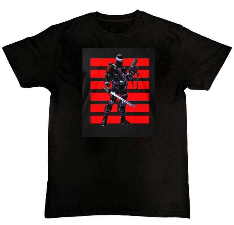 Snake Eyes G.l. Gl Joe Ninja Graphic Print Unisex T-Shirt S