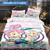 The Croods Players Adventure 3pcs K-pop music group Bedding set,Ideal for Bedroom, Dormitory,Including Duvet Cover And 2pcs Pillowcases,Fan gifts