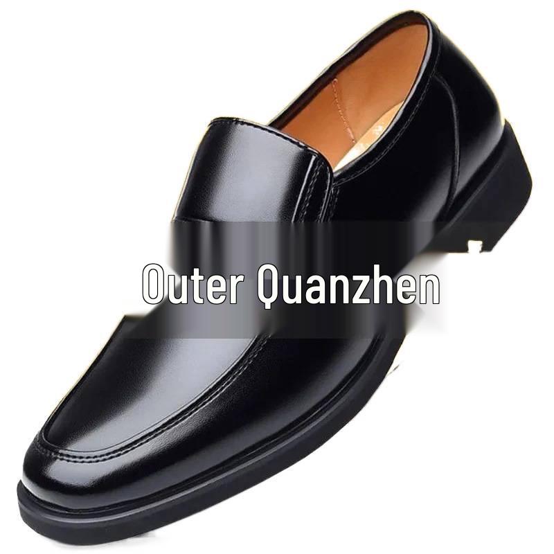 Dragonfly Brand Non-Slip Genuine Cowhide Leather Men's Formal Casual Shoes