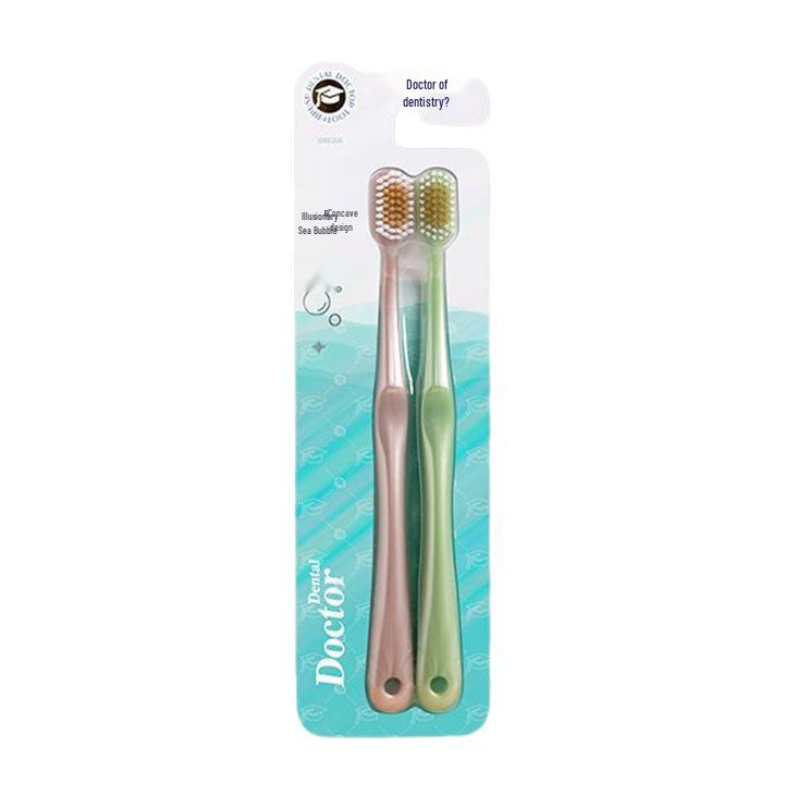Ya Bo Shi Wide Head Soft Bristle Toothbrush: Gum Care, Family Pack, Home & Student Use