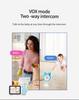 2.8" Baby Monitor: Color Screen, Temperature & Cry Detection, Voice Intercom