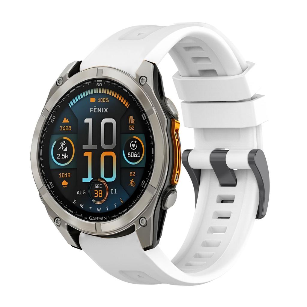 Quick Fit 26mm 22mm 20mm Silicone Strap For Garmin Fenix 8/Tactix 8/Enduro3/Fenix E 7X 6X Bracelet Band Forerunner 965/955 Belt