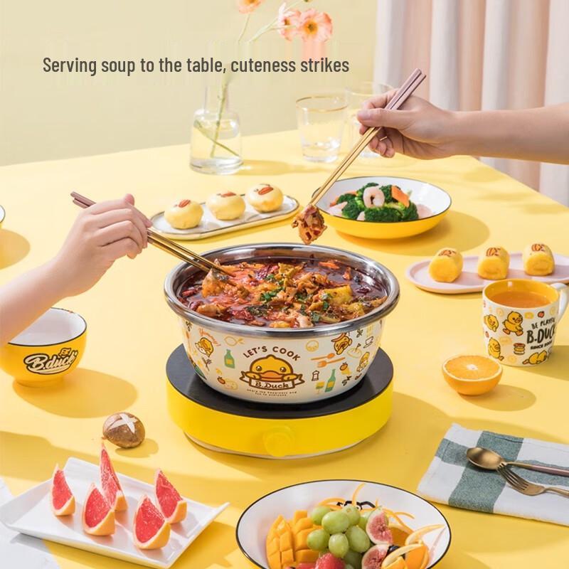 Chui Da Huang Little Yellow Duck 304 Stainless Steel Basin & Sieve Set
