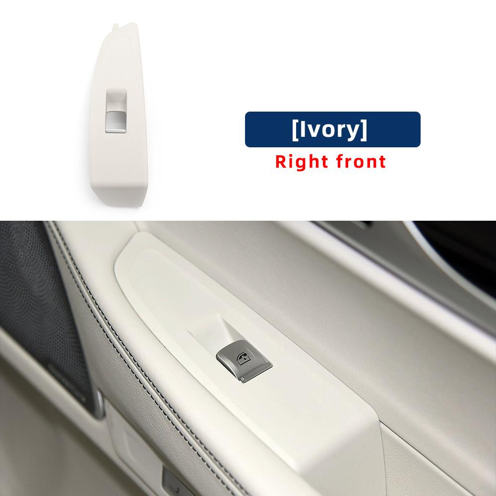 LHD Multiple Colors Car Front Left Right Window Lifter Switch Outer Frame Panel Cover For BMW 7  Series G12 2015-2023
