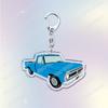 Vintage Classic Old Truck Keychains for Accessories Jewelry Retro Vector Car Keyrings Fans Friends Gifts