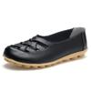 Fashion Genuine Leather Shoes For Women Soft Their Flat Shoes Women Footwear  Nurse Loafers Women Casual Shoes Leather Flats Luxury 2024