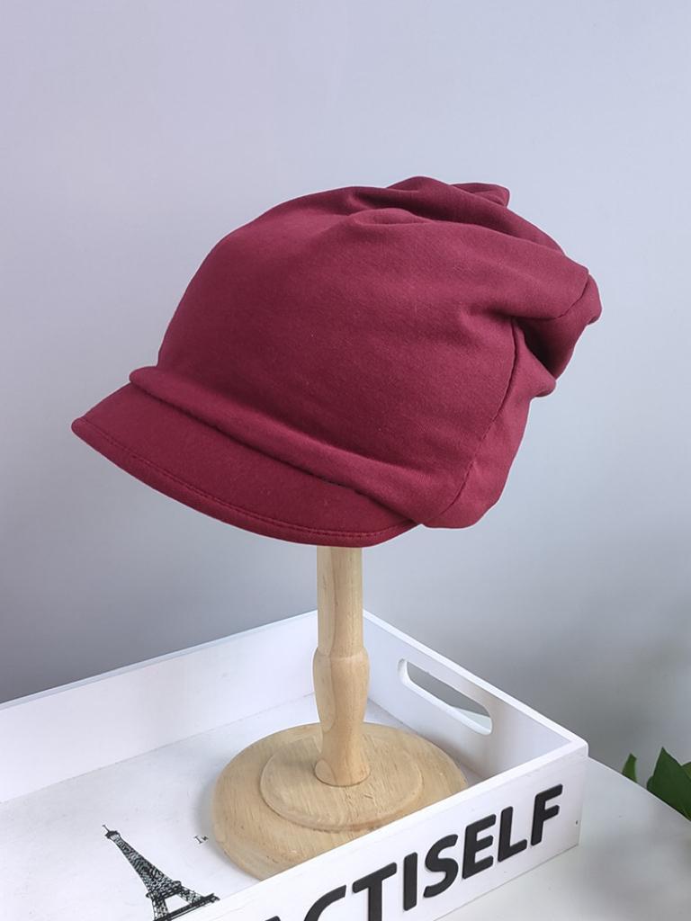 New Fashion Turban Cap For Women Muslim Plain Brim Hats Stretch Turban Chemo Loss Head Wrap Beanie Casual Head Wrap Scarf