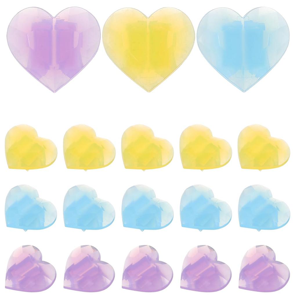 OUNONA Bicycle Wheel Spokes Decorative Heart Cute Character for Adults and Set of Plastic Decorations Accessories, Parts, Shape, Design, Stylish,