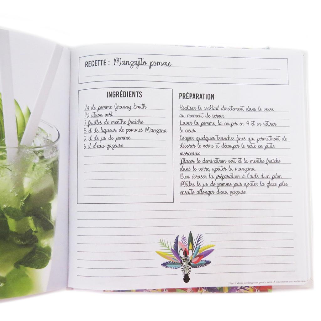 Les Trésors De Lily [Q3277] - Livre de recettes cocktails 'Tropical' multicolore - 23x22. 5 cm