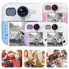 Kids Mini Instant Print Camera 2.4 Inch Screen Child Drawing Camera 48MP 1080P Video Children Camera Gift for Christmas/Birthday