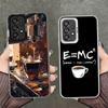 Black Coffee Fashion Style Shockproof Phone Case for Samsung A17 A16 A15 A14 A37 A57 A36 A56 A26 A35 A55 A25 A34 A54 A24 A13 A23