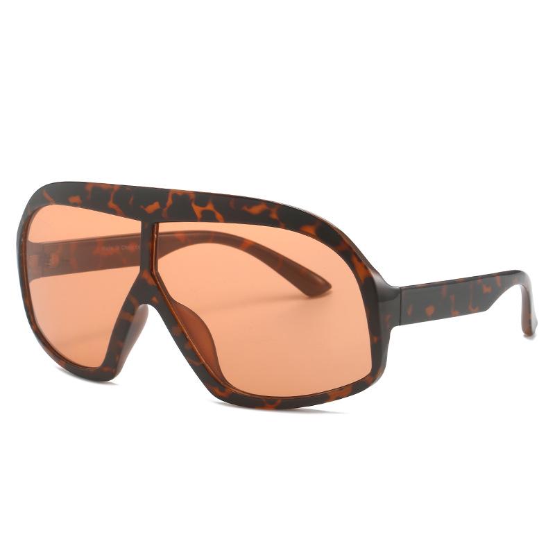 S2132 Large Frame Hip-Hop Sunglasses - European & American Style