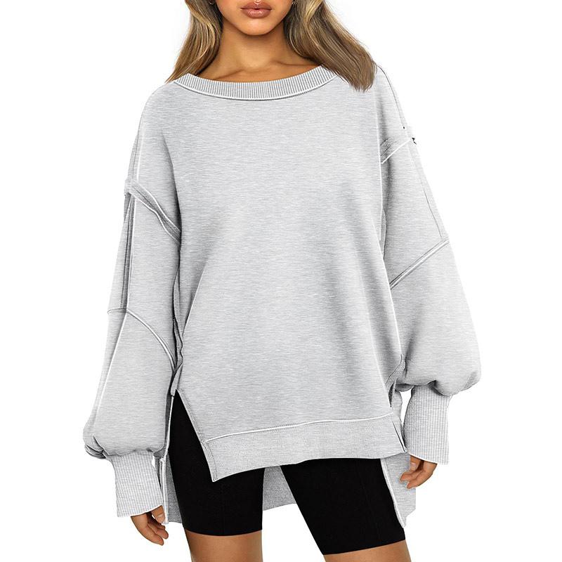 Womens Oversized Sweatshirts Hoodies Crewneck Shirts Fall Outfits Fashion Teen Girls Winter Clothes
