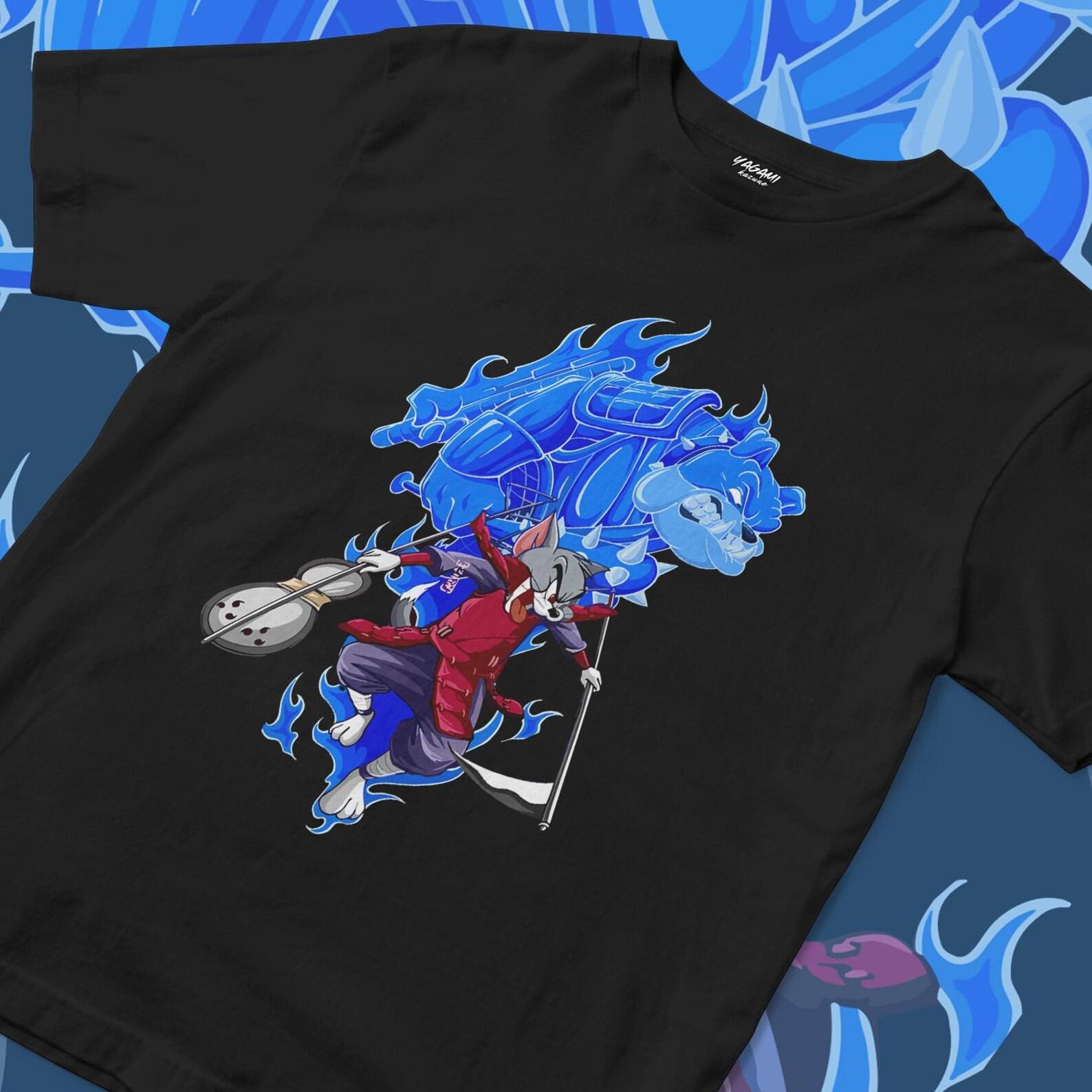 Blue Flame Cat | Unisex Jersey Streetwear Tee XL