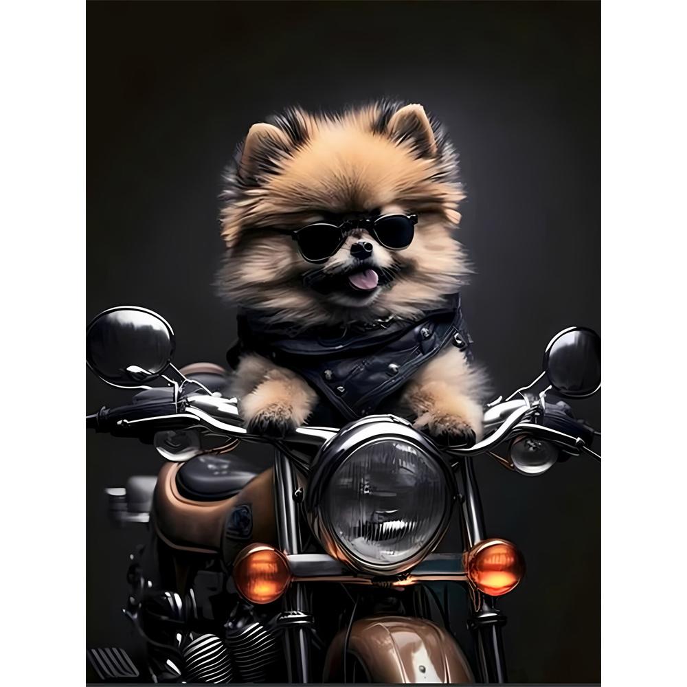 Pomeranian Cartoon Dog Animal Diamond Painting Cross Stitch Kit Pixel Mosaic Embroidery Home Decor 5D DIY Art Drawing Hanging