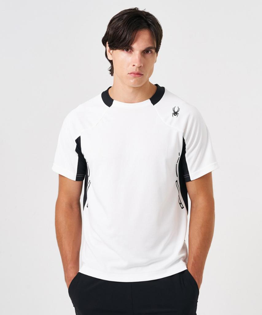 SPYDER Men'S Training Airhole T-Shirt Spkmcnrs212Mwht