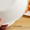 Disposable White Round Thickened Paper Plates
